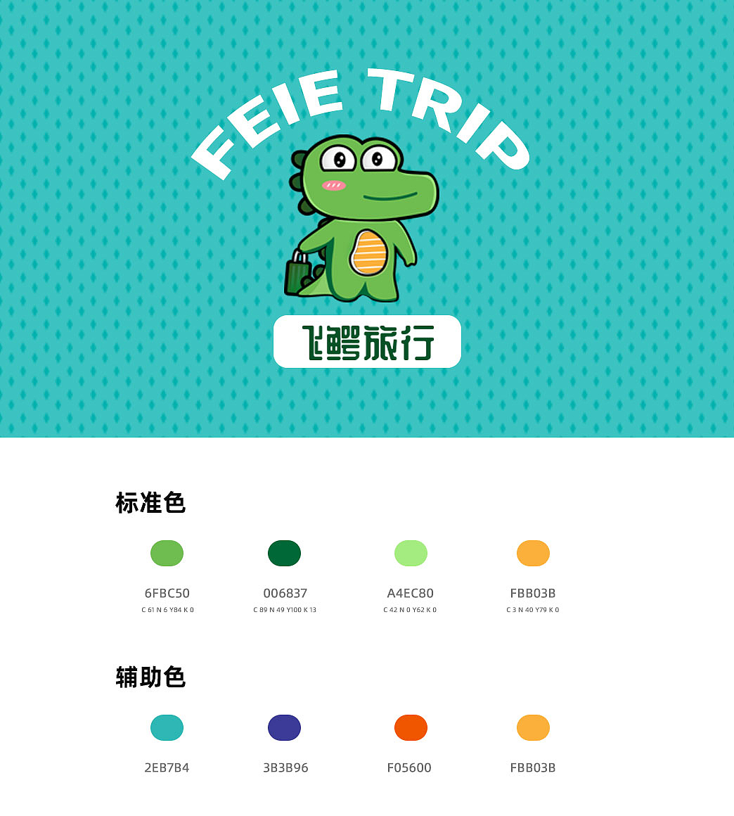 飞鳄旅行品牌vi+形象（图ZMjE1MzE1ODI0） - 品牌 - 站酷设计师cineme心灵原创素材 - 站酷ZCOOL