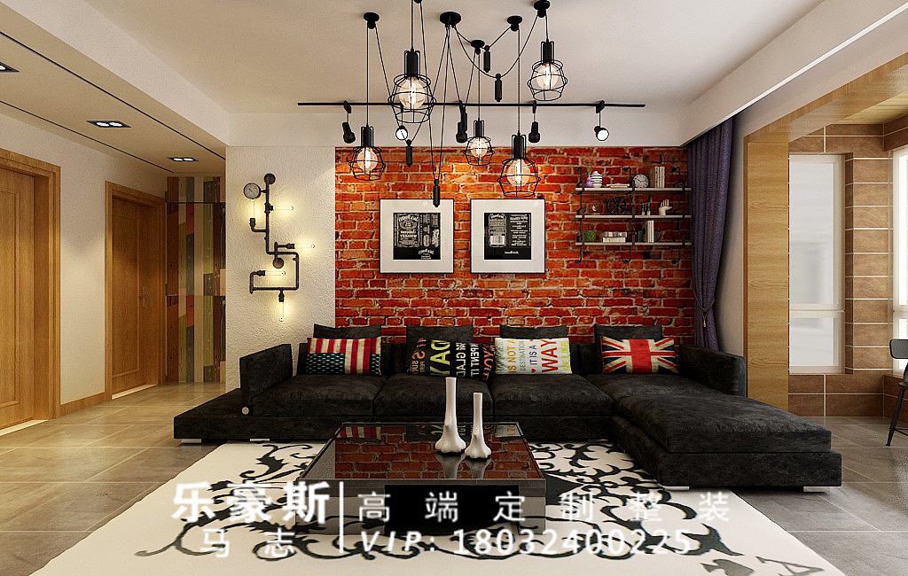 石家庄盛世御城三室两厅复古英伦装修效果图（图ZNzM5NDMyNDg=） - 家装设计 - 站酷设计师上善美居装饰马志原创素材 - 站酷ZCOOL