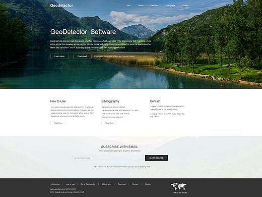 中科院地理项目网站