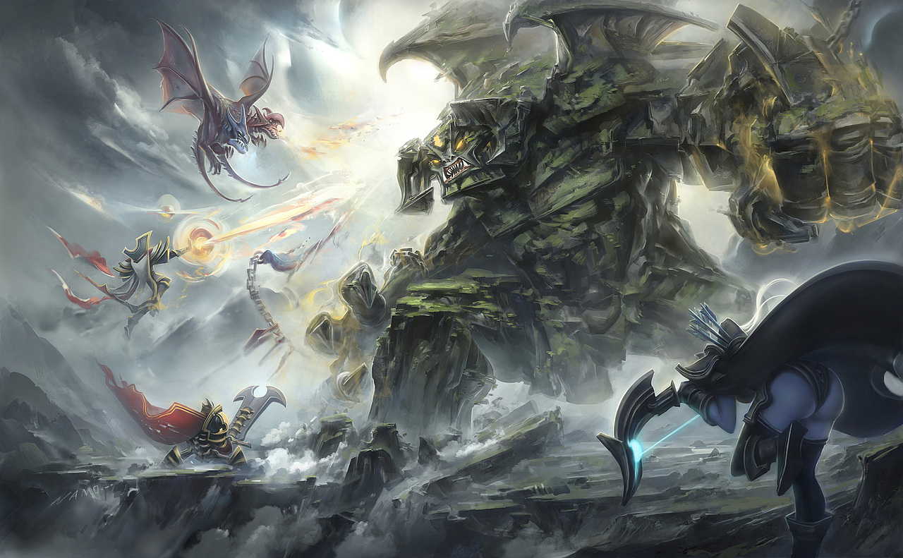 DOTA系列插图（图ZMjkzMTc4OTI=） - 商业插画 - 站酷设计师设计师原创素材 - 站酷ZCOOL
