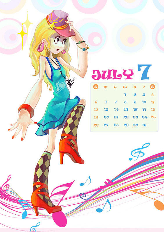 少女系列插图习作