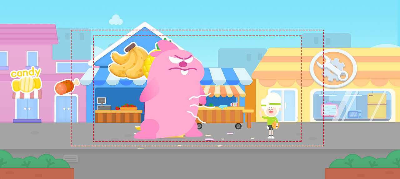 近一年做的一些教育类型项目的美术