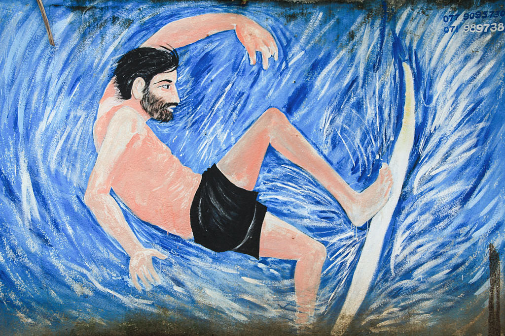 斯里兰卡/美瑞沙/冲浪涂鸦