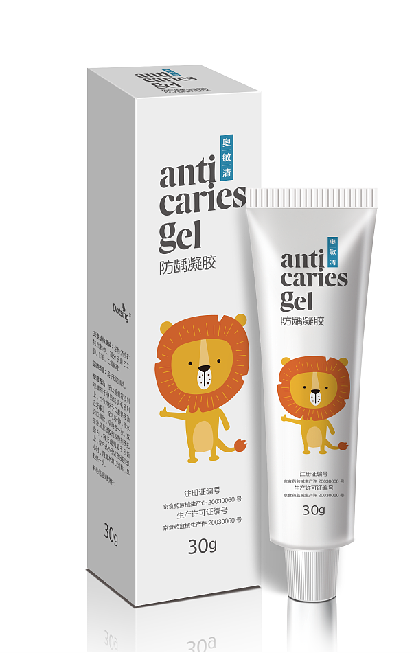 防龋凝胶产品包装