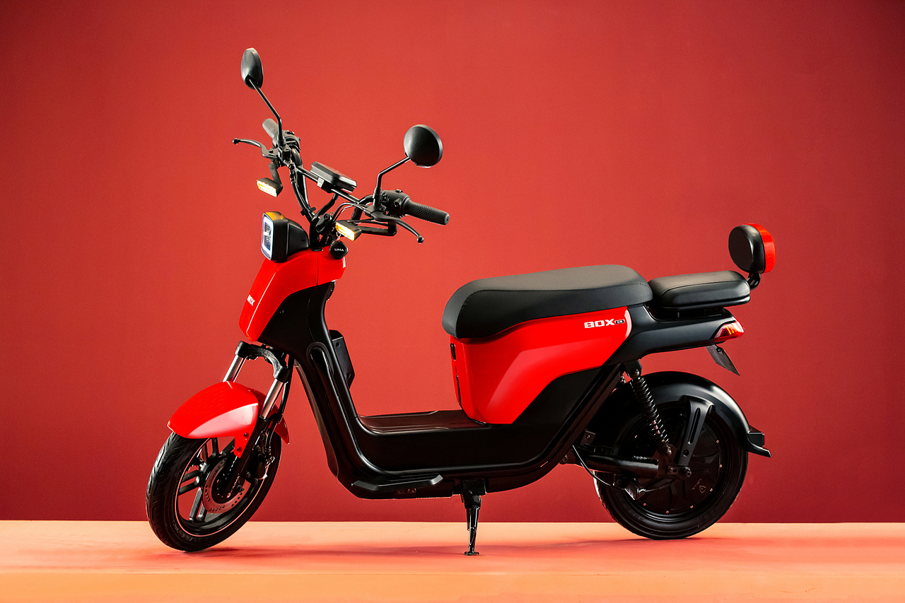 立马电动车box平面拍摄