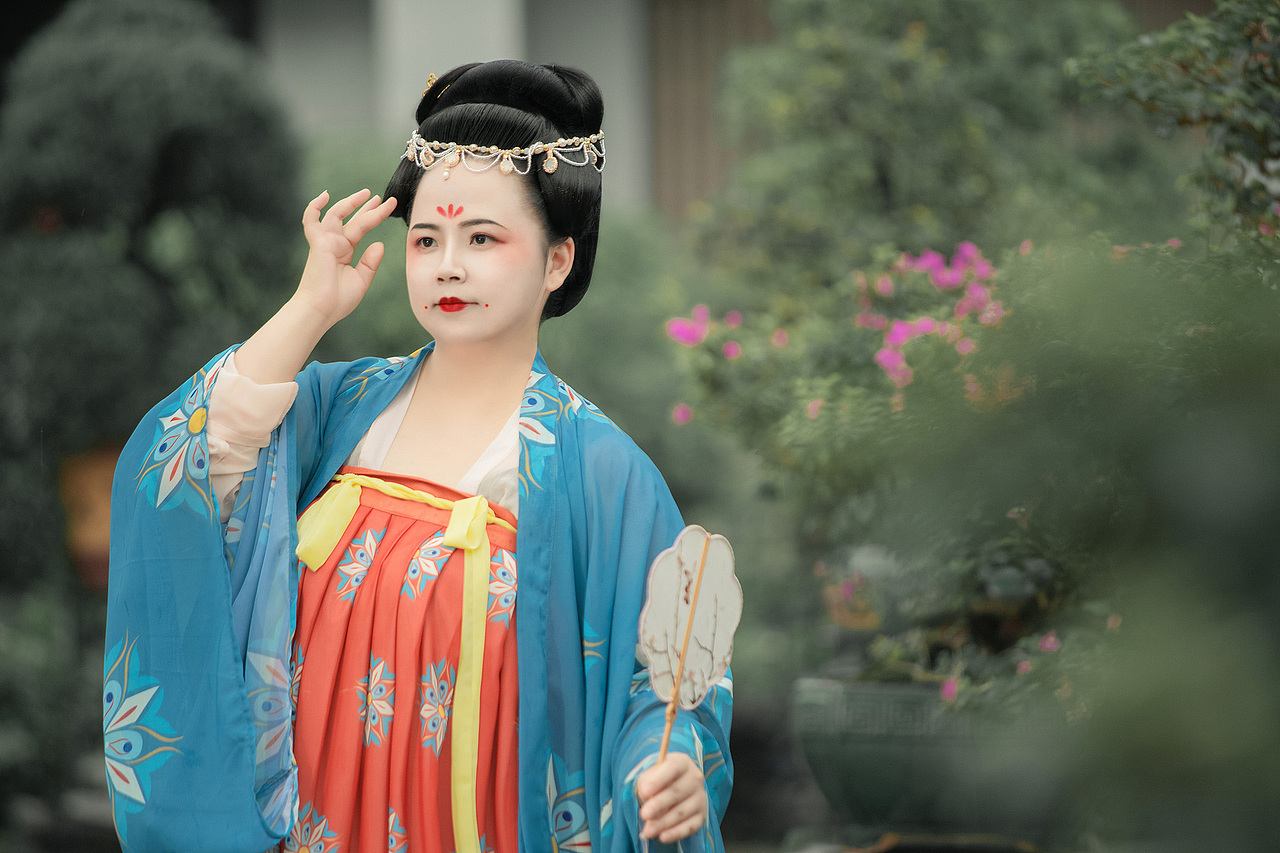 唐朝美女 汉服大赏（图ZMjE3NjUwODY0） - 人像摄影 - 站酷设计师阿波摄影原创素材 - 站酷ZCOOL