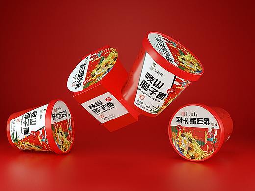 包装C4D 张斌作品集—方便面 产品全案设计