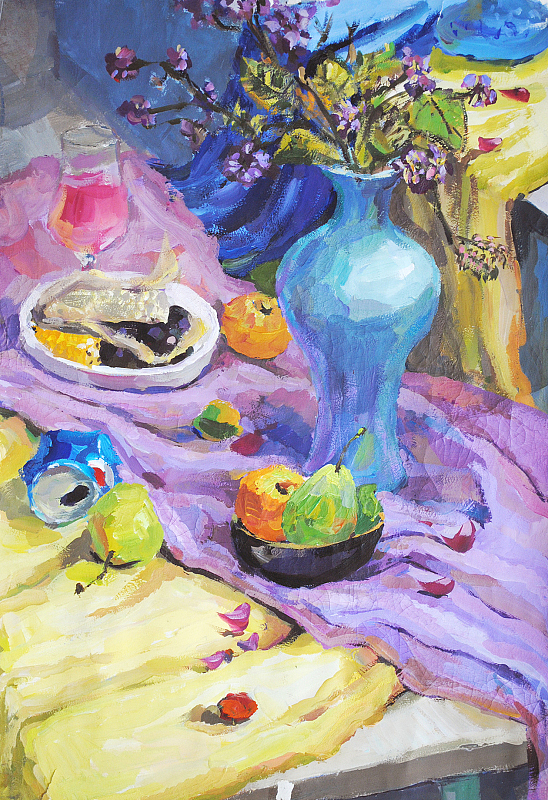 色彩静物（图ZOTI5Mzg0OA==） - 艺术插画 - 站酷设计师之式微笑原创素材 - 站酷ZCOOL