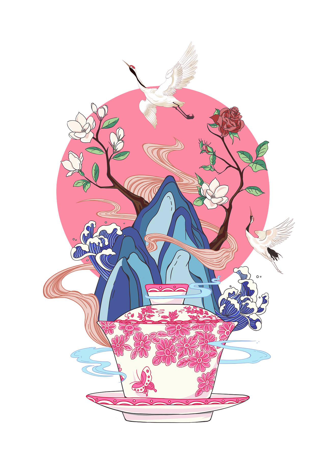 茶碗 插画 - 原创作品 - 站酷(zcool)