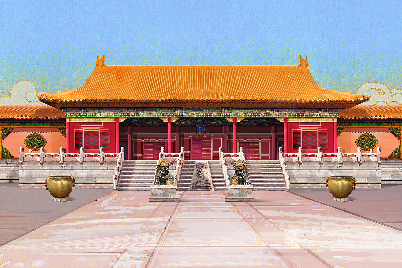 百度X故宫 《宫里过大年》H5 场景绘制