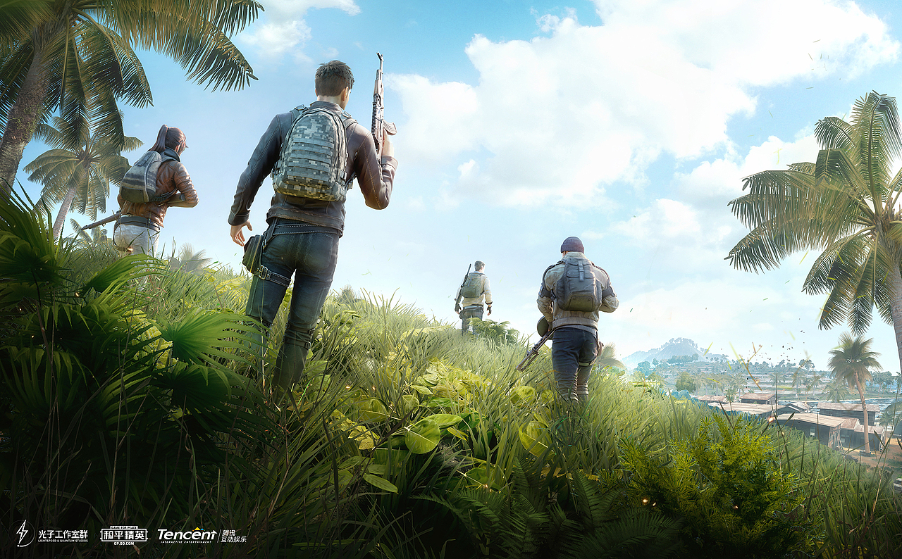 《和平精英》宣传海报