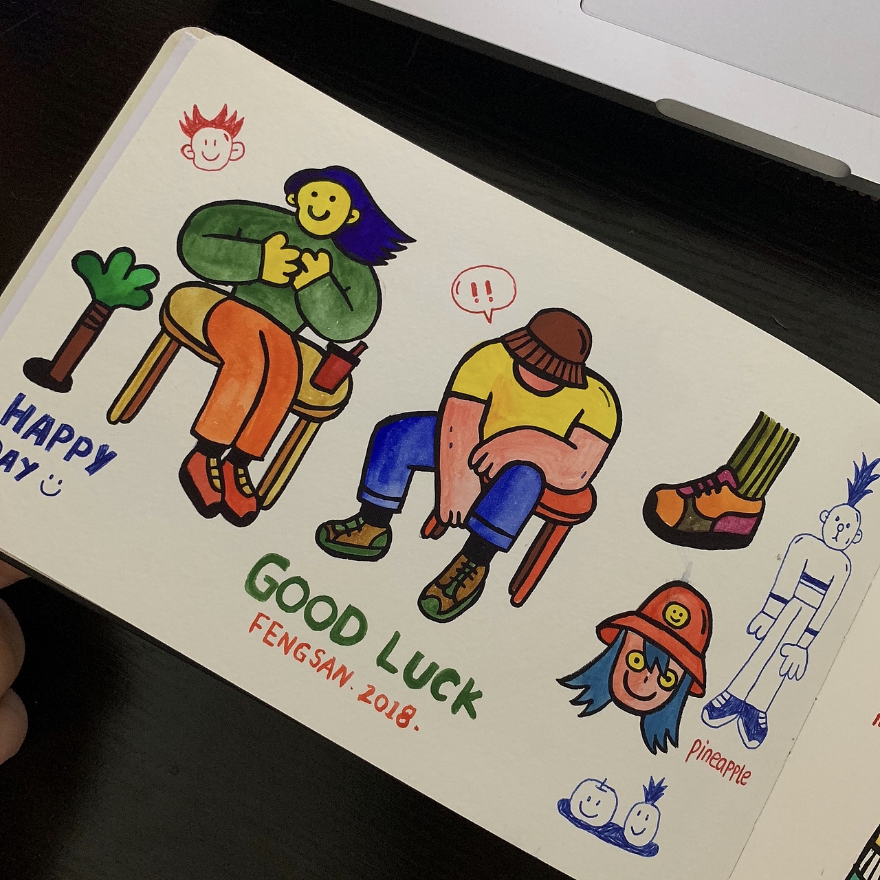 2018本子涂鸦