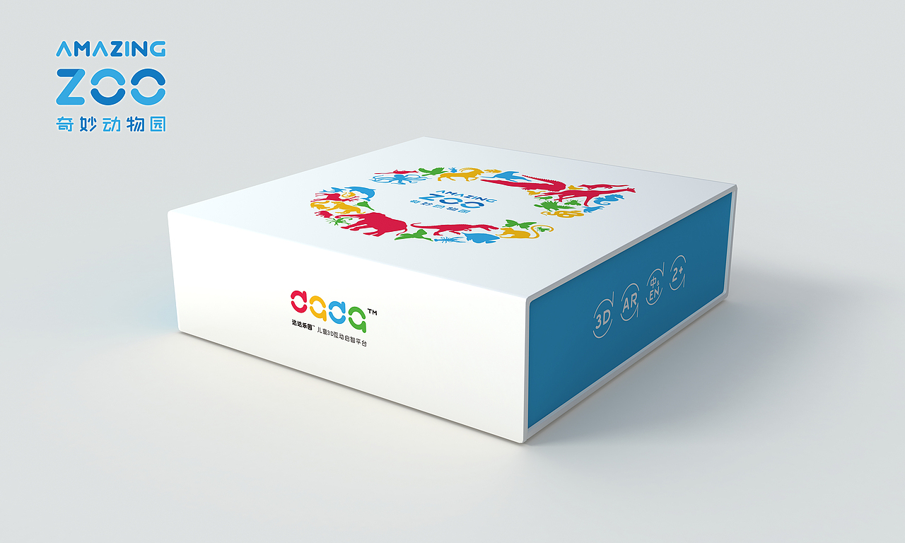 《达达乐园之奇妙动物园三维AR启智卡》产品效果图
