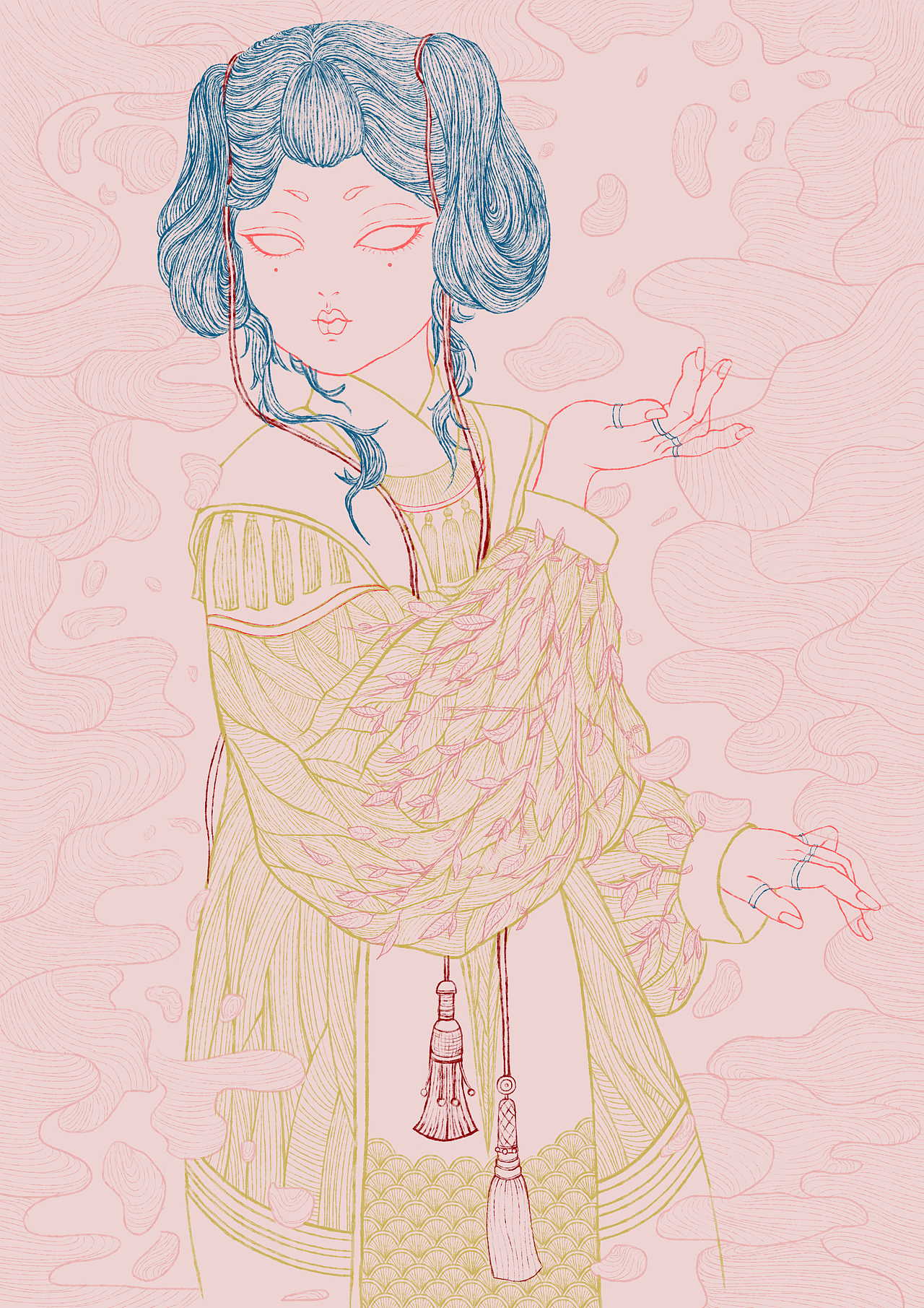 插画临摹练手（图ZMTM2MjYwOTMy） - 创作习作 - 站酷设计师恰恰go0原创素材 - 站酷ZCOOL