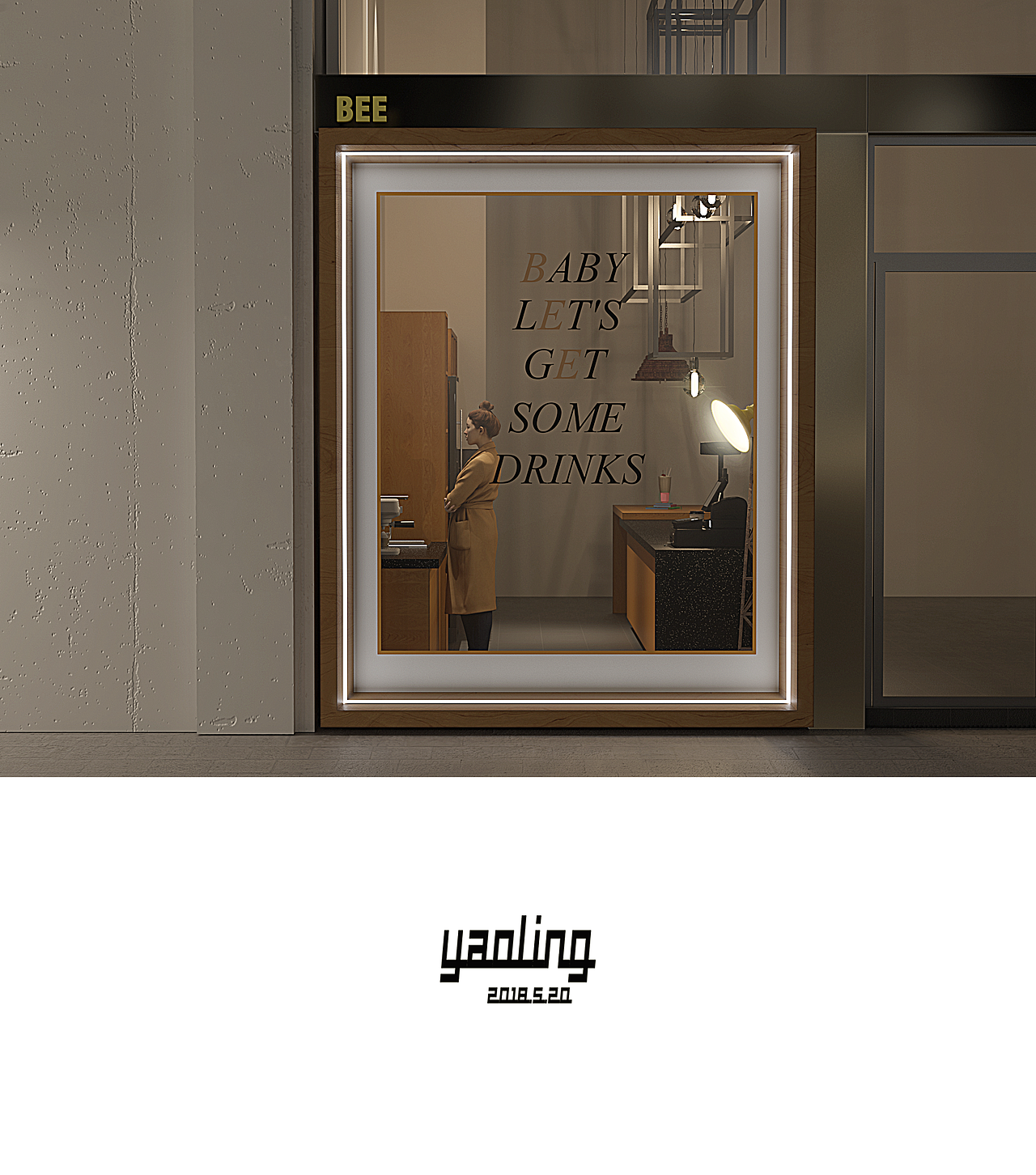 奶茶店（图ZMTE1OTk1NjYw） - 家装设计 - 站酷设计师needmadbee原创素材 - 站酷ZCOOL