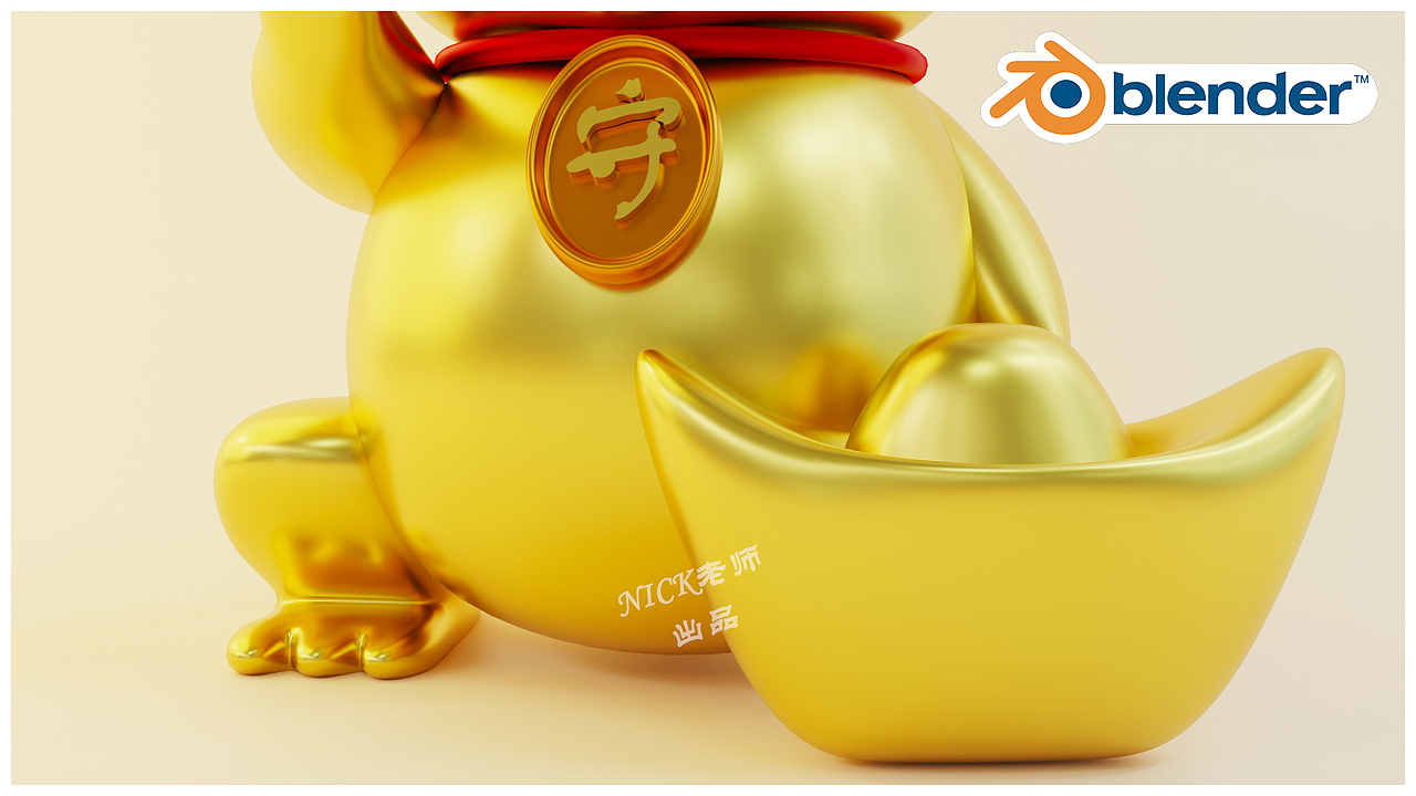 《金二爷》Blender雕刻作品（图ZMzE4ODU1NzQ4） - 人物/生物 - 站酷设计师Nick老师原创素材 - 站酷ZCOOL