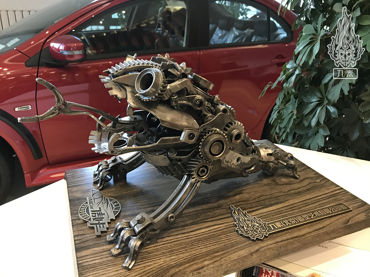 九素(北京)原创机械装置雕塑---三足金蟾