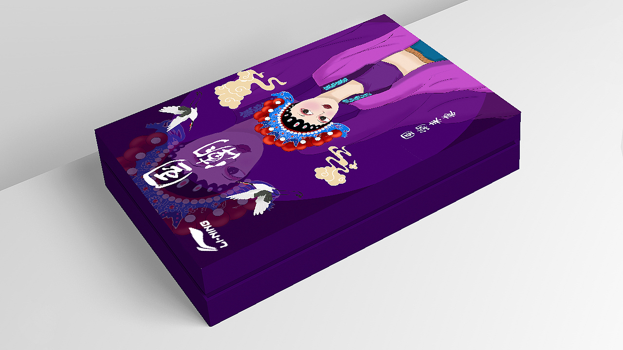 国潮风格包装盒