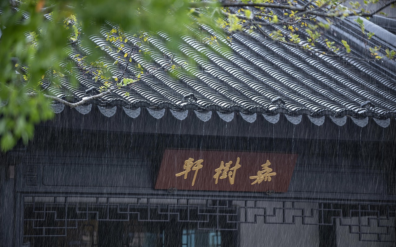 融创桃花源·春雨（图ZMjg2NTczMDE2） - 环境/建筑摄影 - 站酷设计师熊欢建筑摄影原创素材 - 站酷ZCOOL