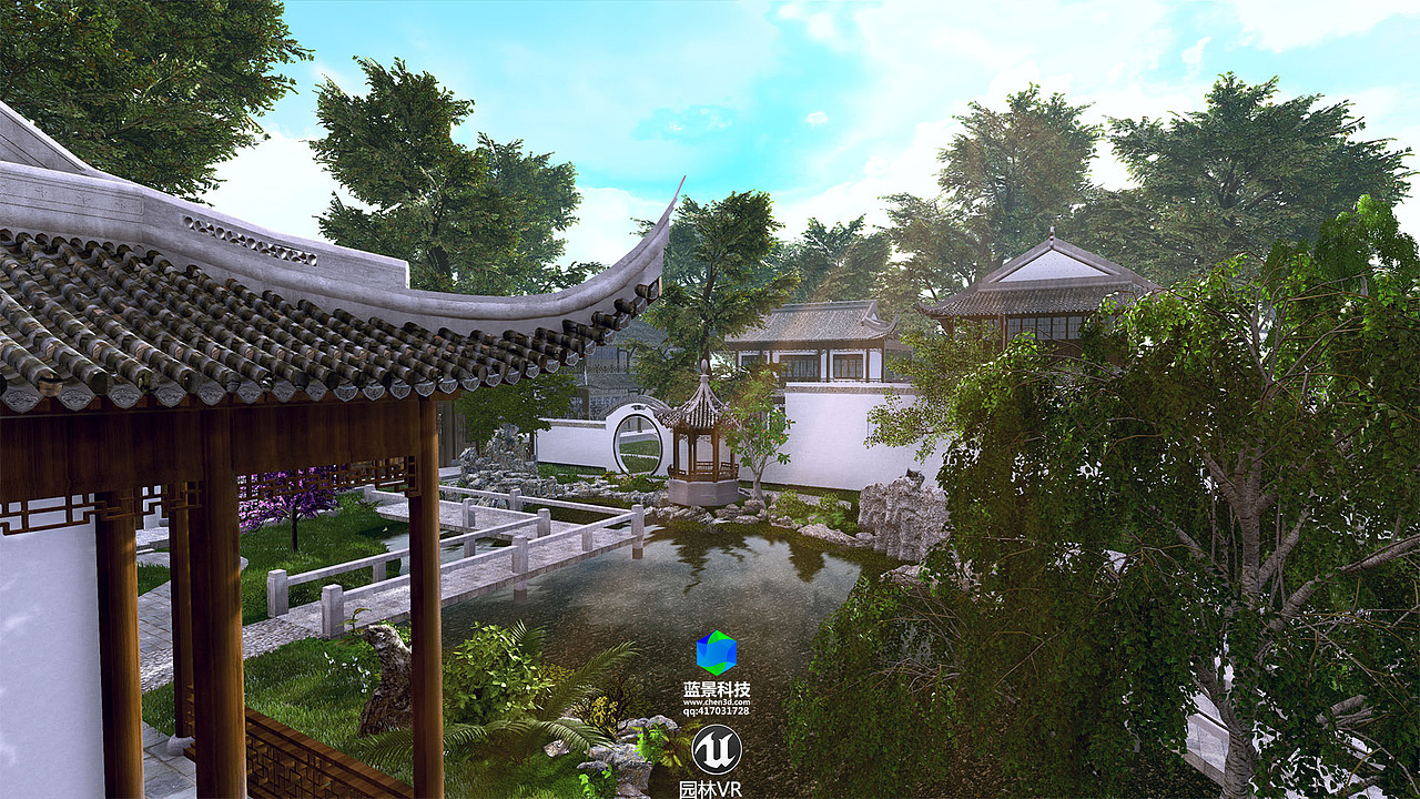 古建虚拟现实 古建vr 虚拟现实 虚幻4制作 ue4（图ZMTMyNTYwNjcy） - 场景 - 站酷设计师蓝景科技元宇宙原创素材 - 站酷ZCOOL