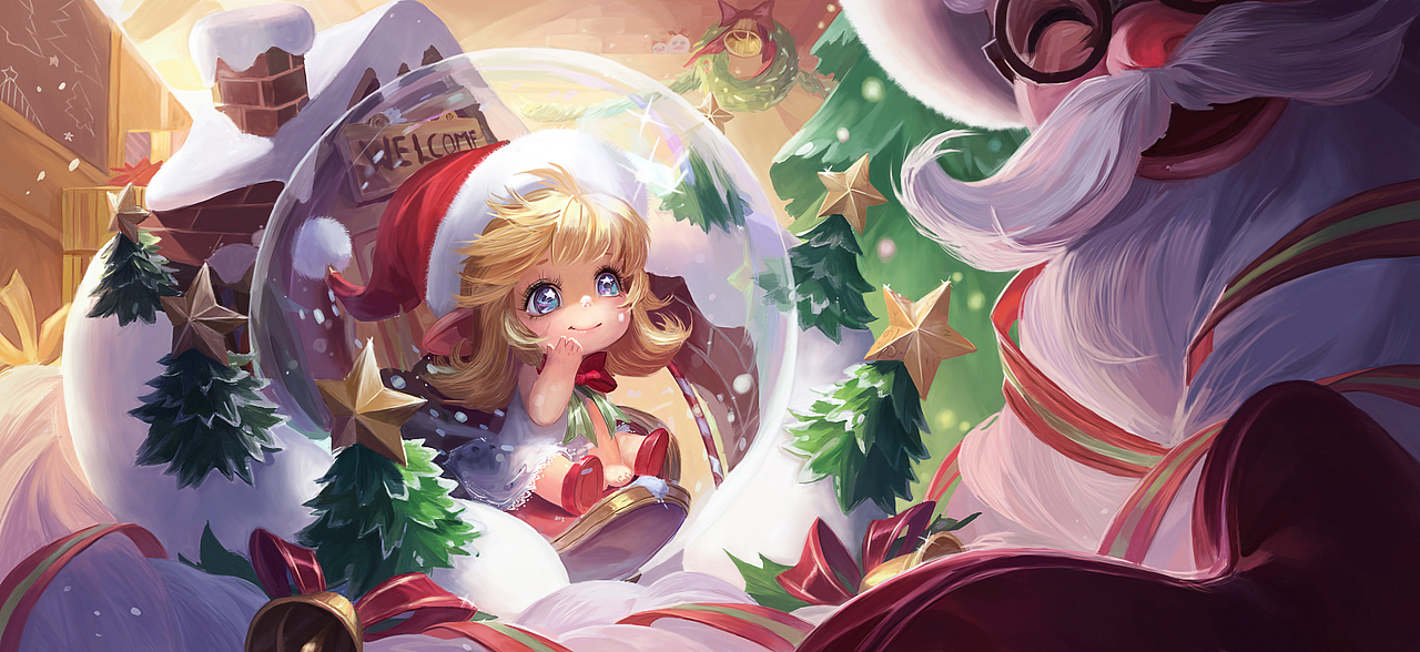 手绘蔡文姬圣诞版