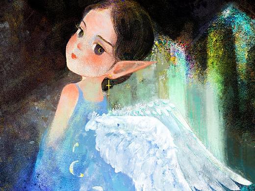 小天使（个人主页-ZNDg0NTk2MDA=） - 创作习作 - 站酷设计师一步一步走的画童原创素材 - 站酷ZCOOL