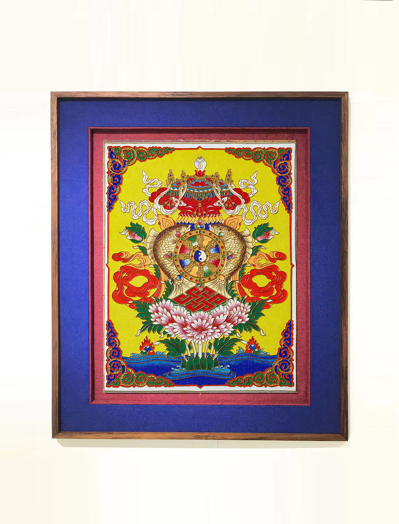 掐丝唐卡-吉祥八宝（图ZMjcyNDcxNTgw） - 其他手工艺 - 站酷设计师静观摄影原创素材 - 站酷ZCOOL