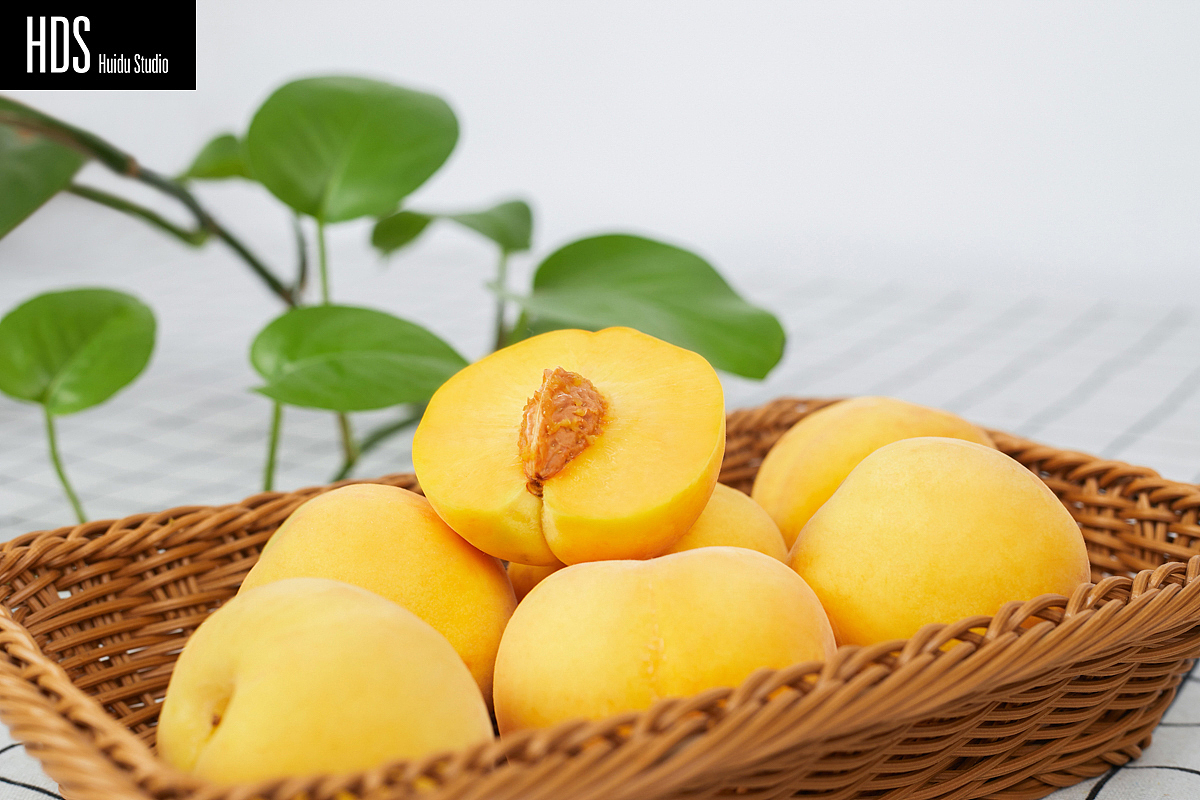 蟠桃产品静物图片+视频拍摄+详情页制作
