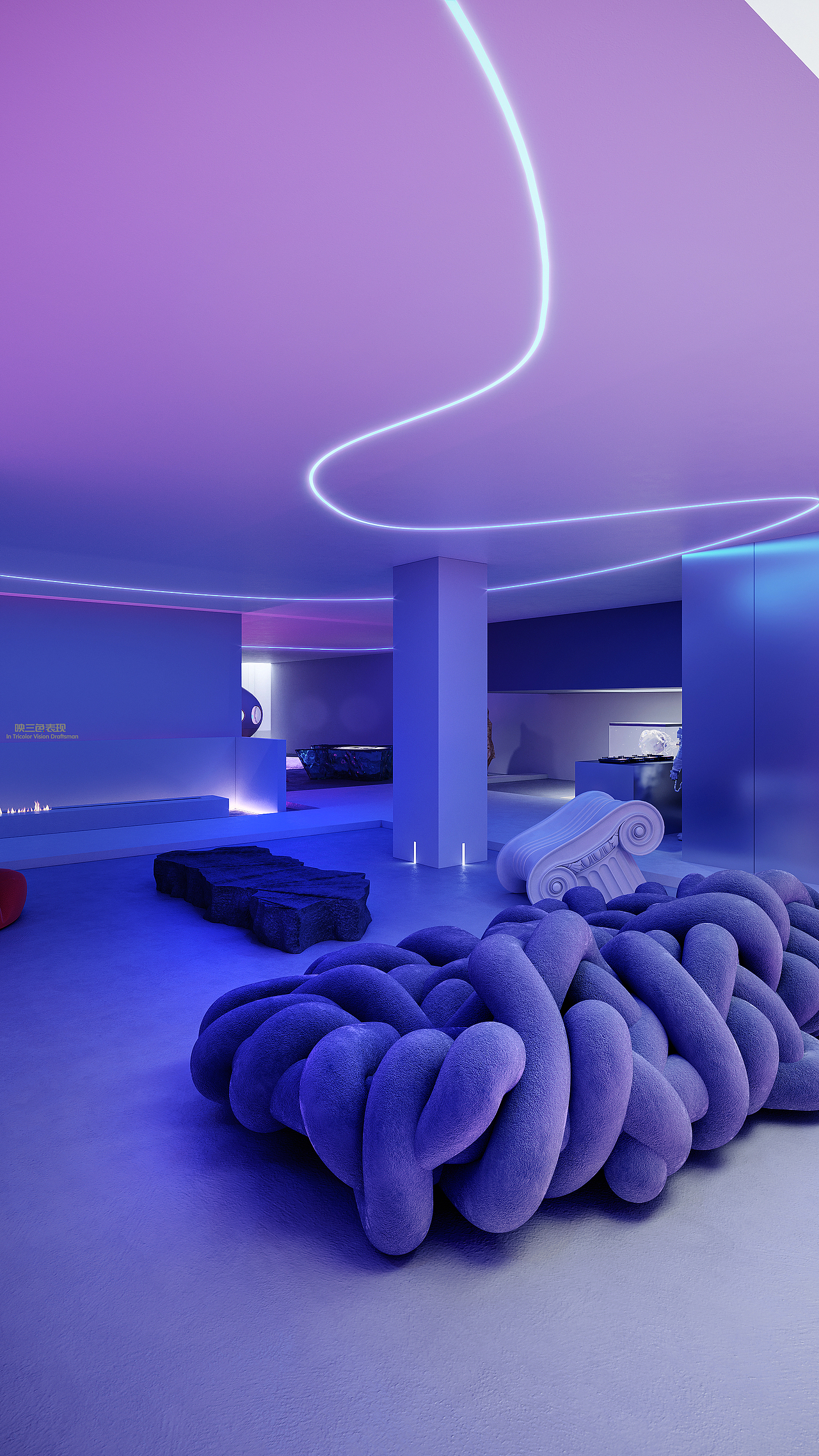 in-Tricolor ：解构经典与陆离配色，引领科幻未来风潮（图ZMjY5MDEzMDcy） - 商业空间设计 - 站酷设计师映三色视觉表现原创素材 - 站酷ZCOOL