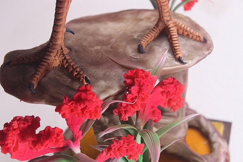 贺加贵面塑软陶(雄鸡)