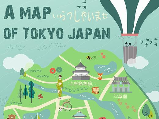 日本东京地图