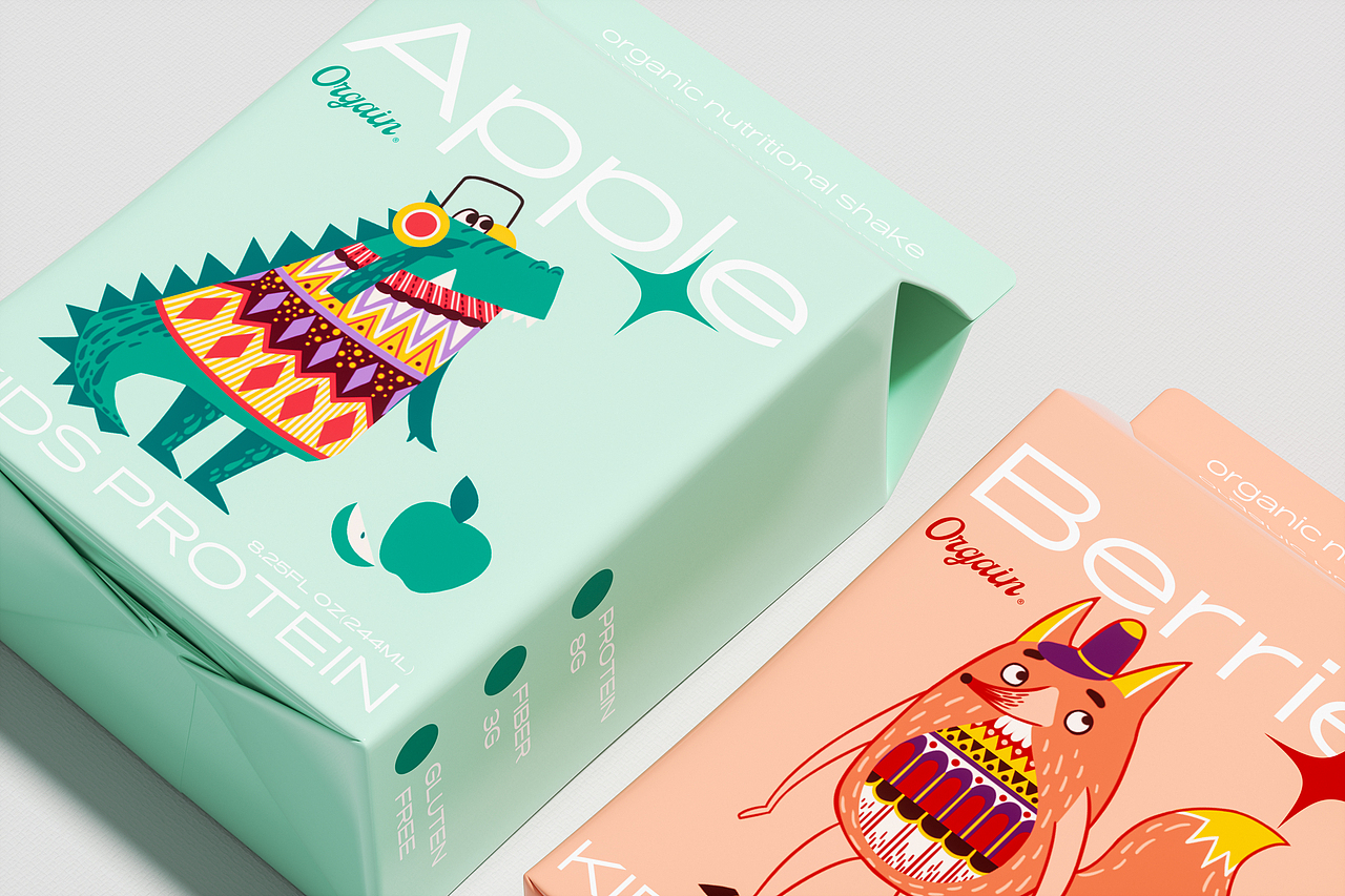 Orgain奶昔包装设计（图ZMjU1NTk0MjUy） - 包装 - 站酷设计师胡晓波设计原创素材 - 站酷ZCOOL