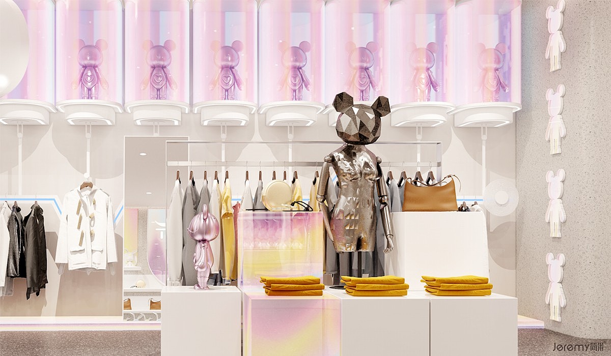 广州GFAT潮牌服装VI&SI系统设计（图ZMzM5ODQ0MTQ0） - 商业空间设计 - 站酷设计师简米中国原创素材 - 站酷ZCOOL