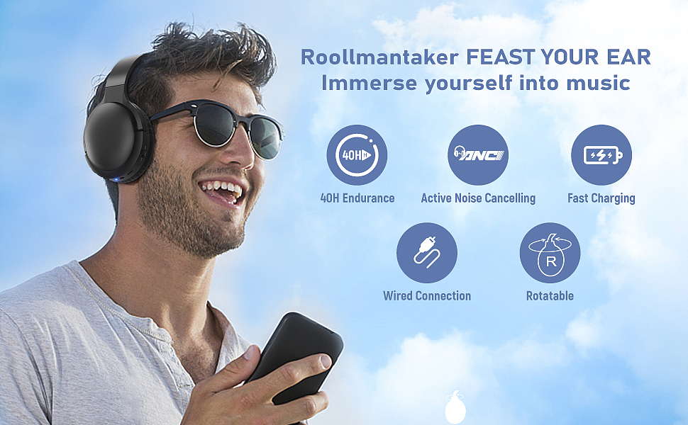 918蓝牙降噪耳机主图创意图片视频