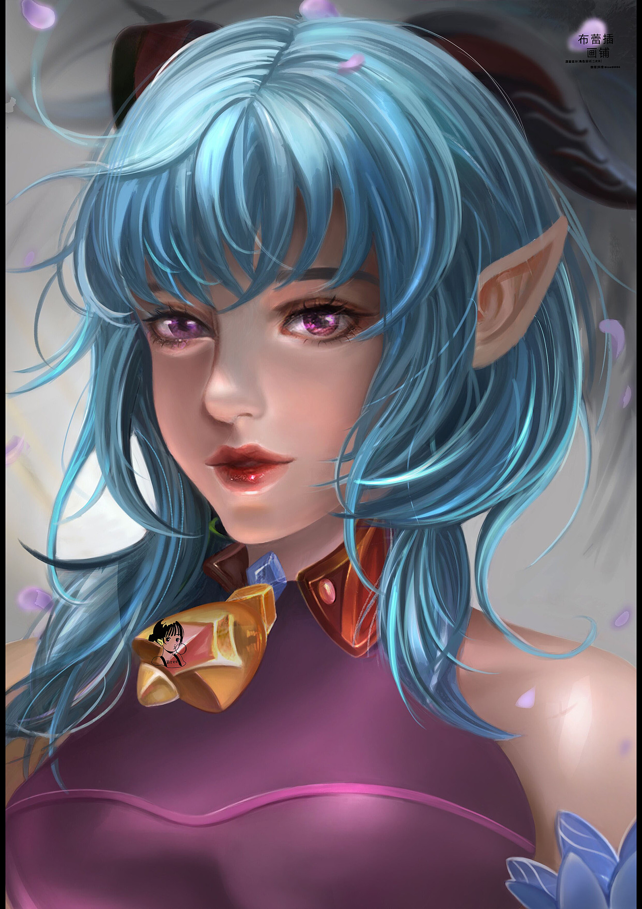 厚涂角色半身（图ZMzEwOTc3NjM2） - 游戏原画 - 站酷设计师布蕾要努力原创素材 - 站酷ZCOOL