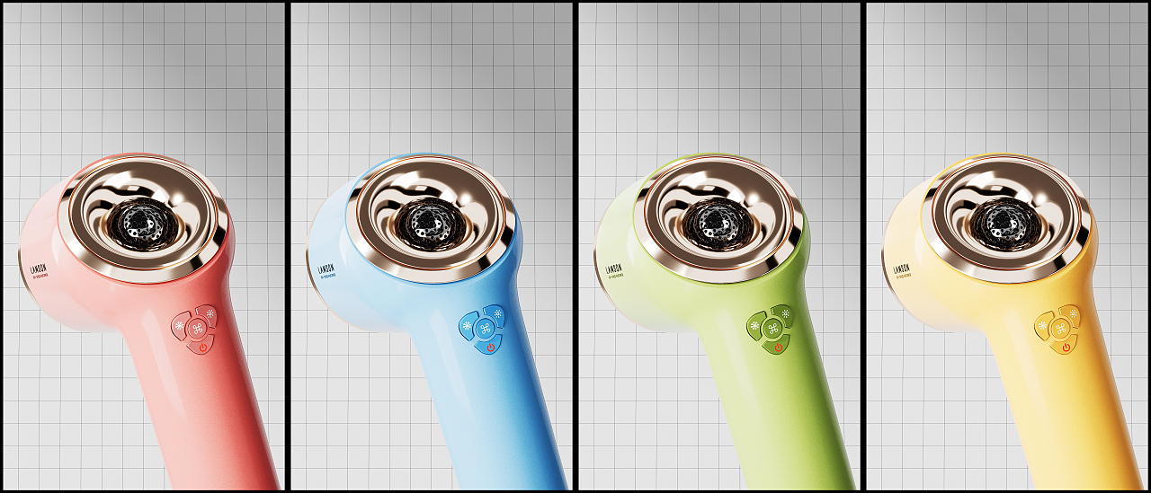 《LAMSON x 高速吹风机》产品建模渲染