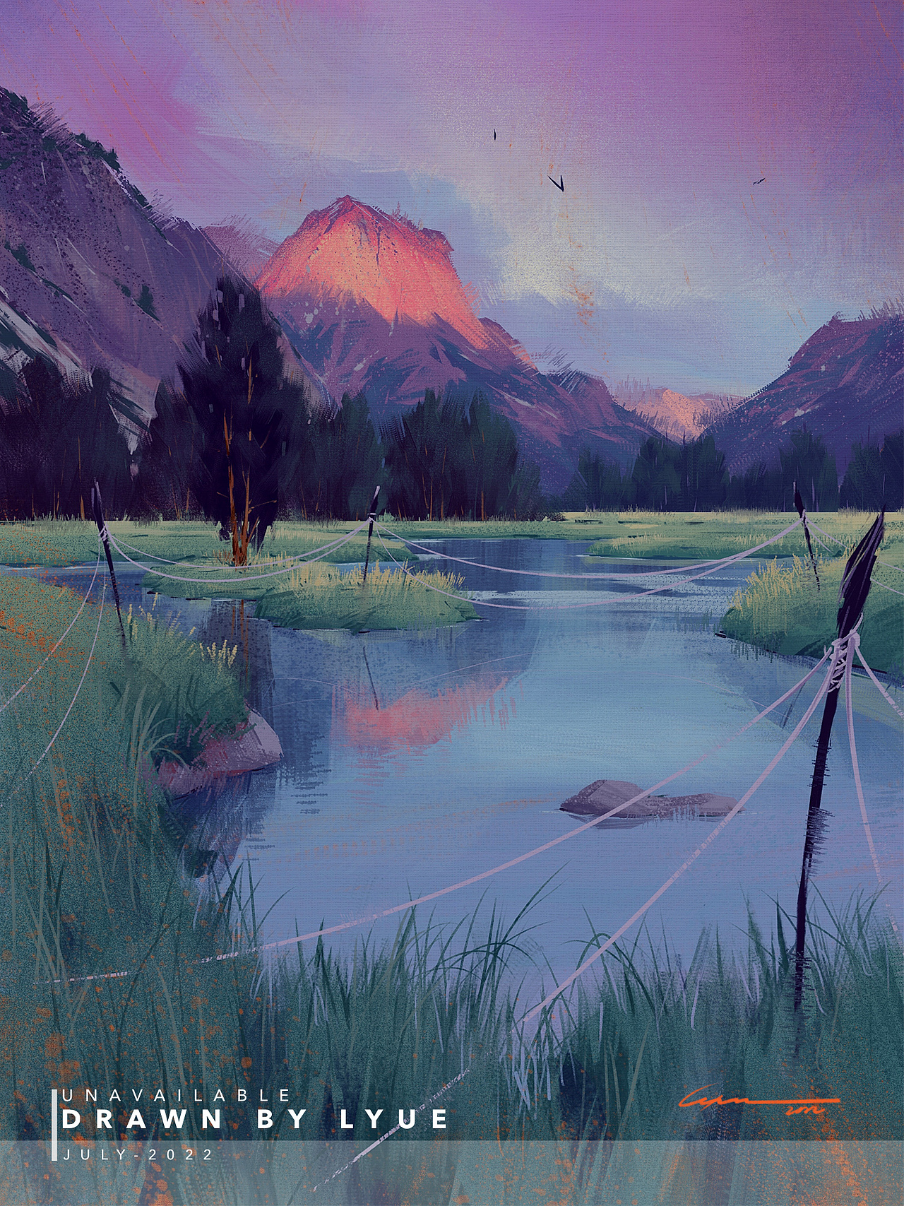 iPad风景插画合集(2022.07)