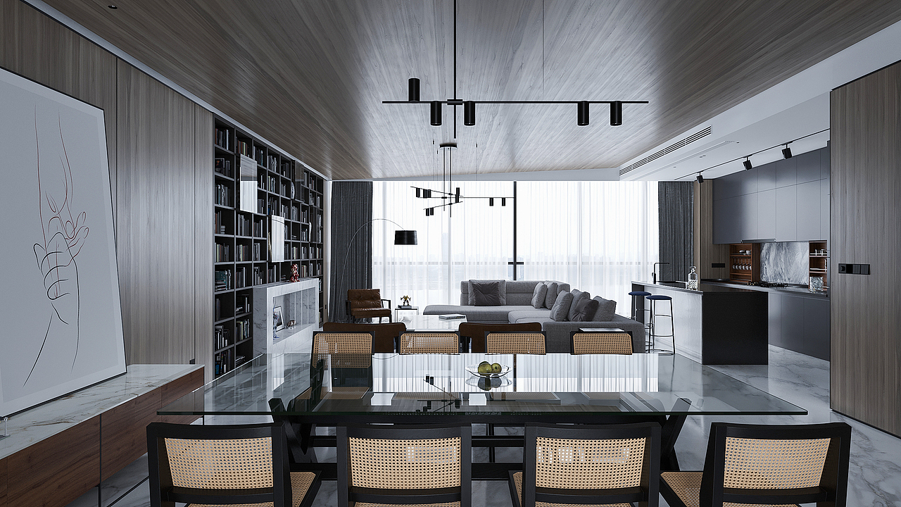 321㎡大平层的压迫感（图ZMzUwNDg2MzA4） - 环境/建筑摄影 - 站酷设计师熊横原创素材 - 站酷ZCOOL