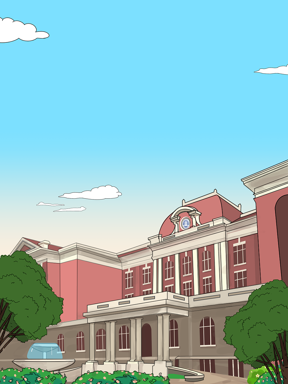 院校插画红包封面（图ZMzExODQ3NzUy） - 创作习作 - 站酷设计师正开花原创素材 - 站酷ZCOOL