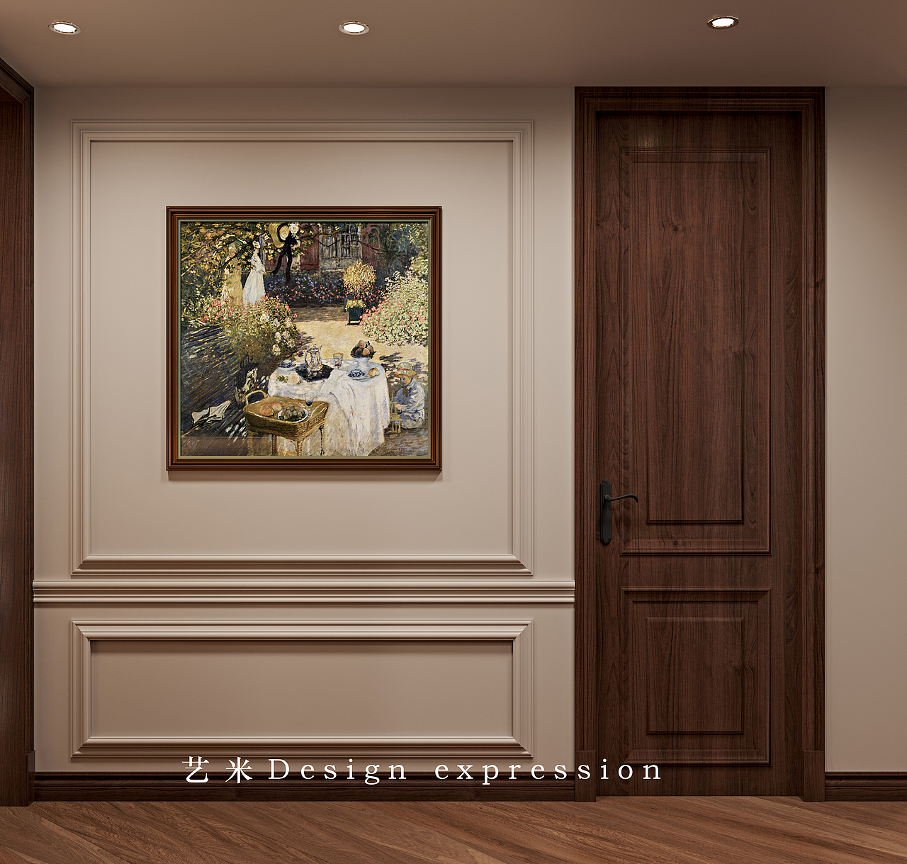 复古美式-艺米效果图（图ZMzM5NjIyNDQ4） - 家装设计 - 站酷设计师艺米空间视觉表现原创素材 - 站酷ZCOOL