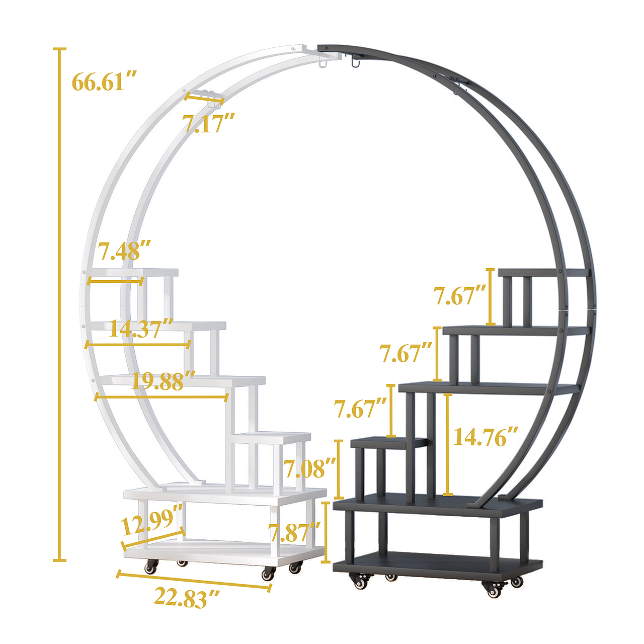 圆形花架亚马逊爆款图