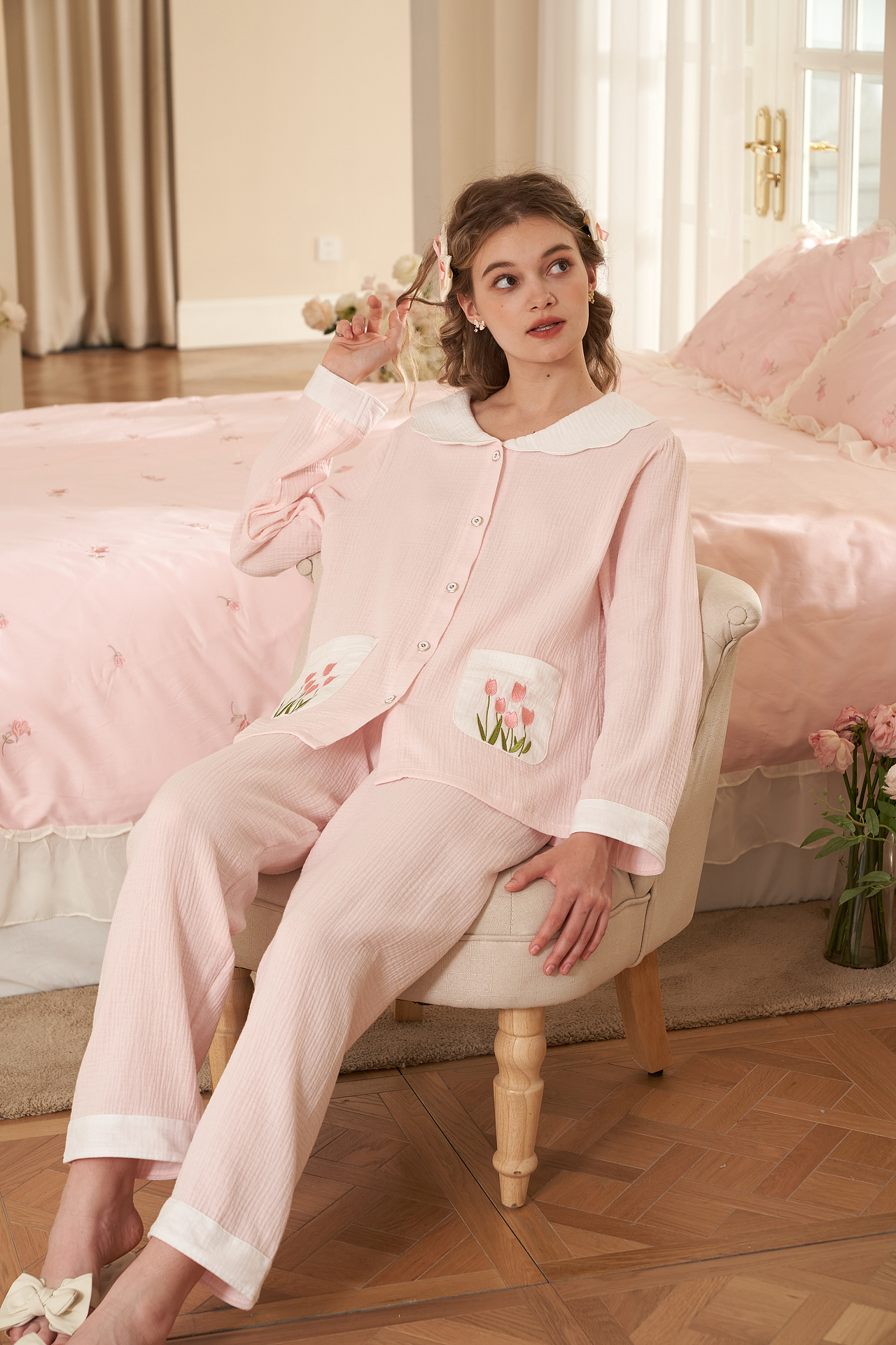 少女感睡衣拍摄案例（图ZMzQ1NTg0ODI0） - 人像摄影 - 站酷设计师优思模特Melo原创素材 - 站酷ZCOOL