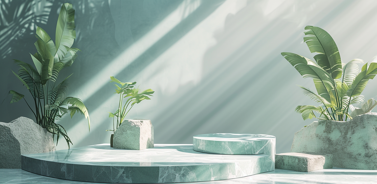 AI电商绿植展台