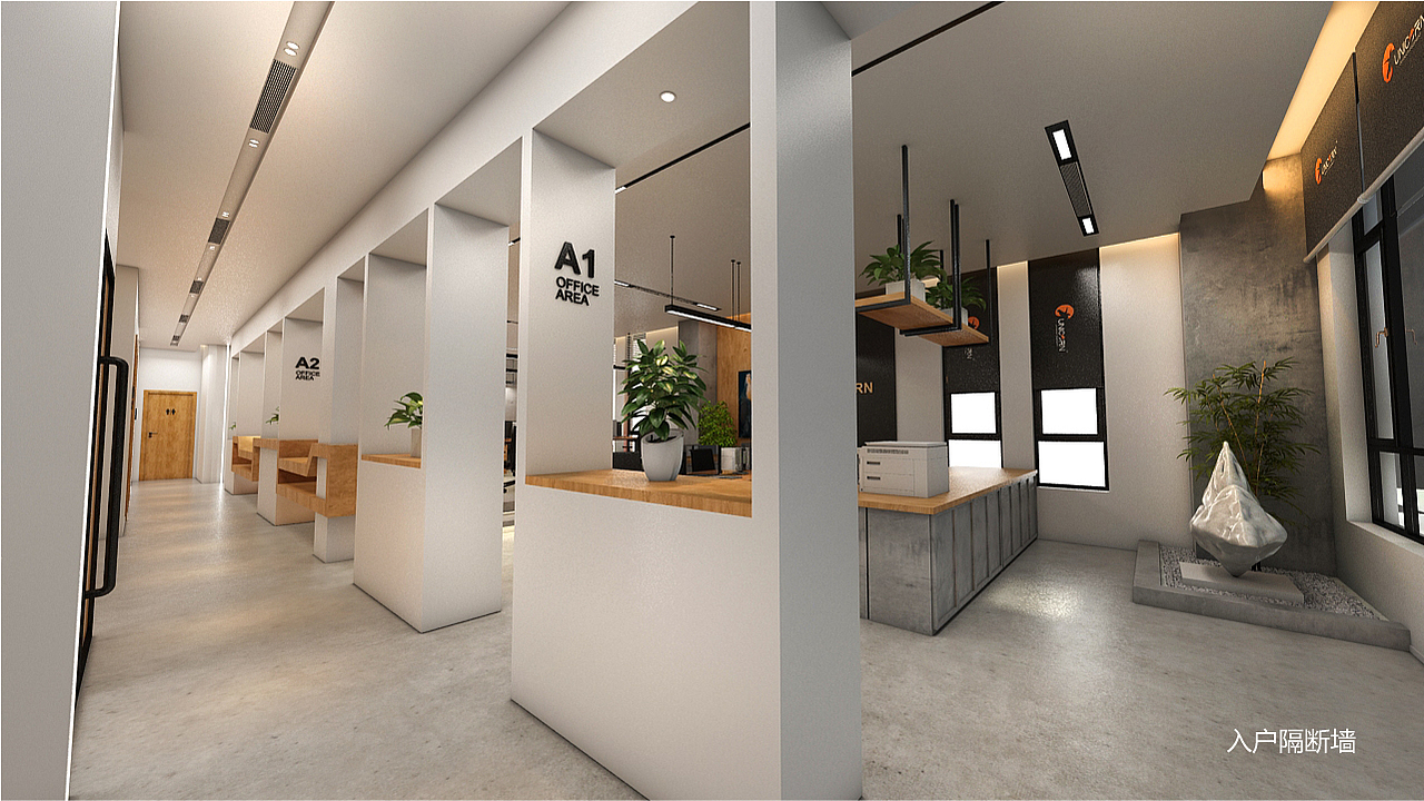 UNICORN高端办公空间设计SI/VI/总部办公/施工落地全案（图ZMzUxMTk3MTMy） - 商业空间设计 - 站酷设计师联合艺创品牌设计原创素材 - 站酷ZCOOL