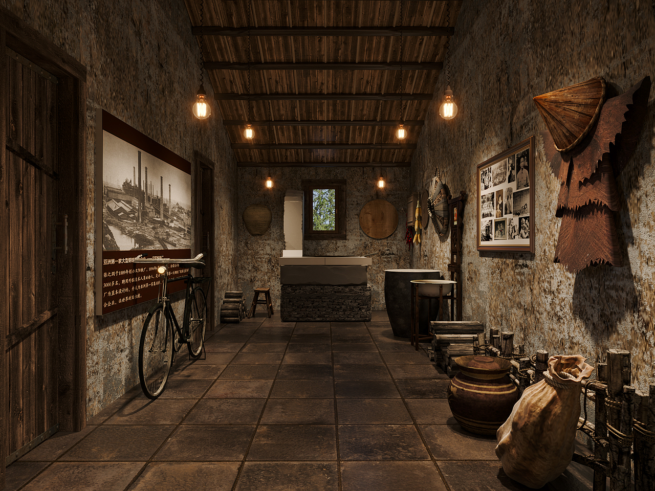 农村老房子展厅