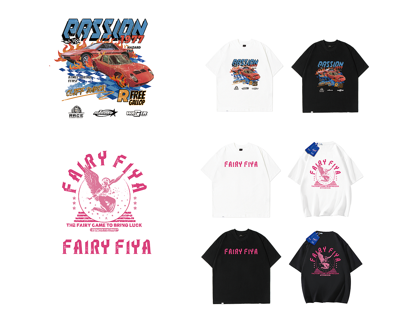 服装印花 | 复古美式