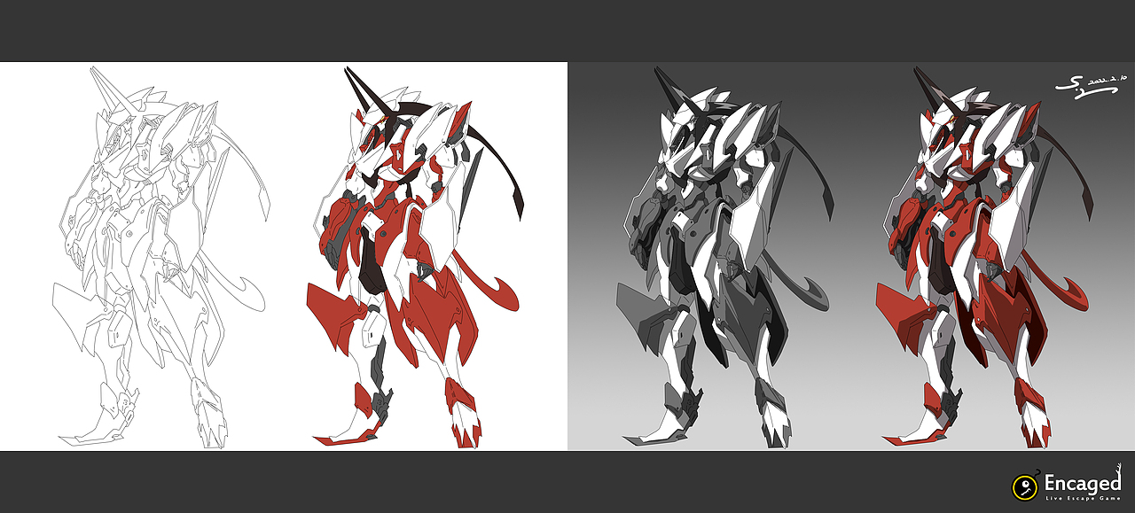 个人绘画作品-【Gundam】（2023）（图ZMzM3MzMwNzcy） - 单幅漫画 - 站酷设计师S_Leaf原创素材 - 站酷ZCOOL