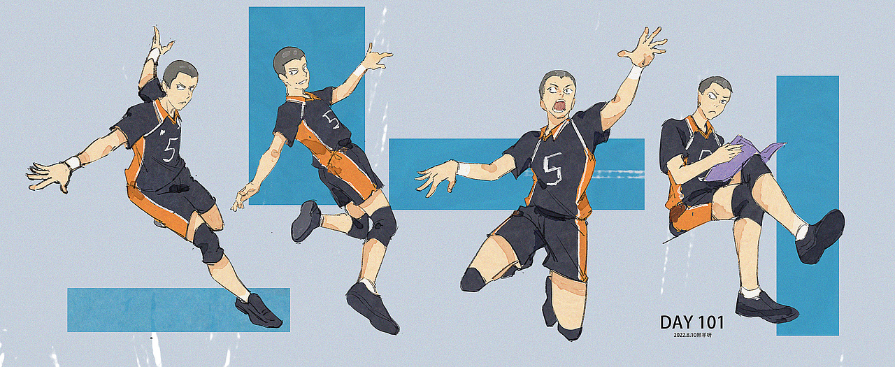 【人物隔日涂】101-172（图ZMzI2OTg4MTk2） - 创作习作 - 站酷设计师黑羊呀原创素材 - 站酷ZCOOL