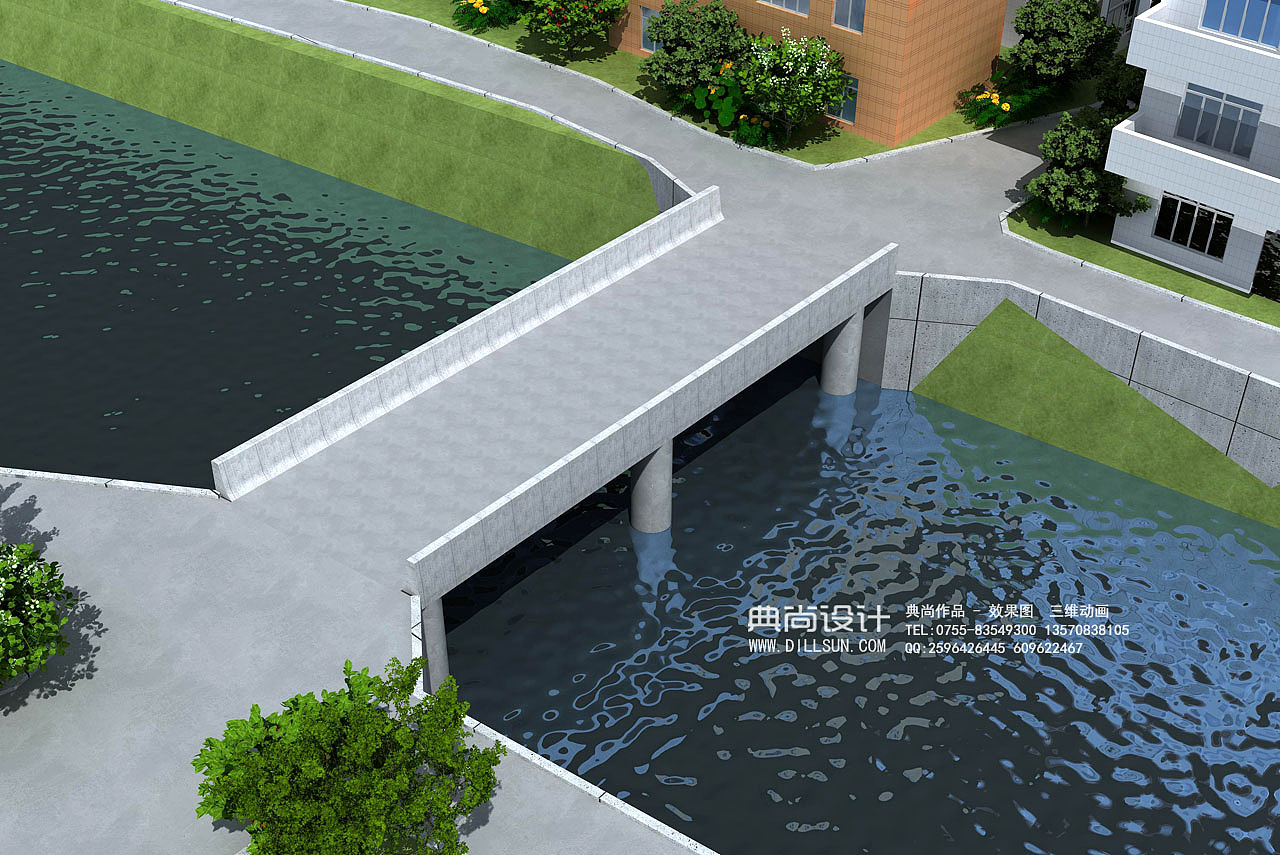 桥梁设计效果图 4