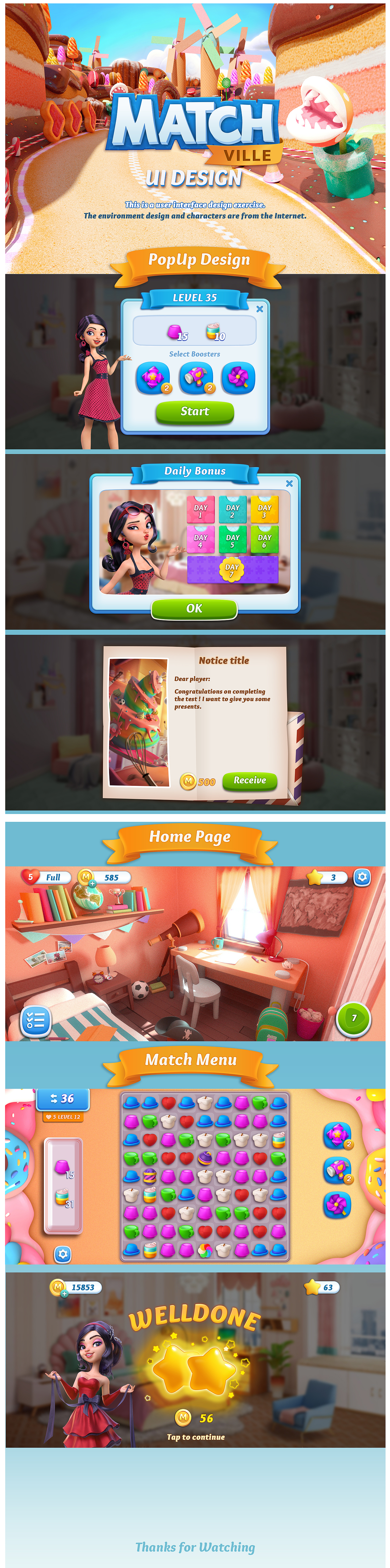 个人概念作品-三消题材